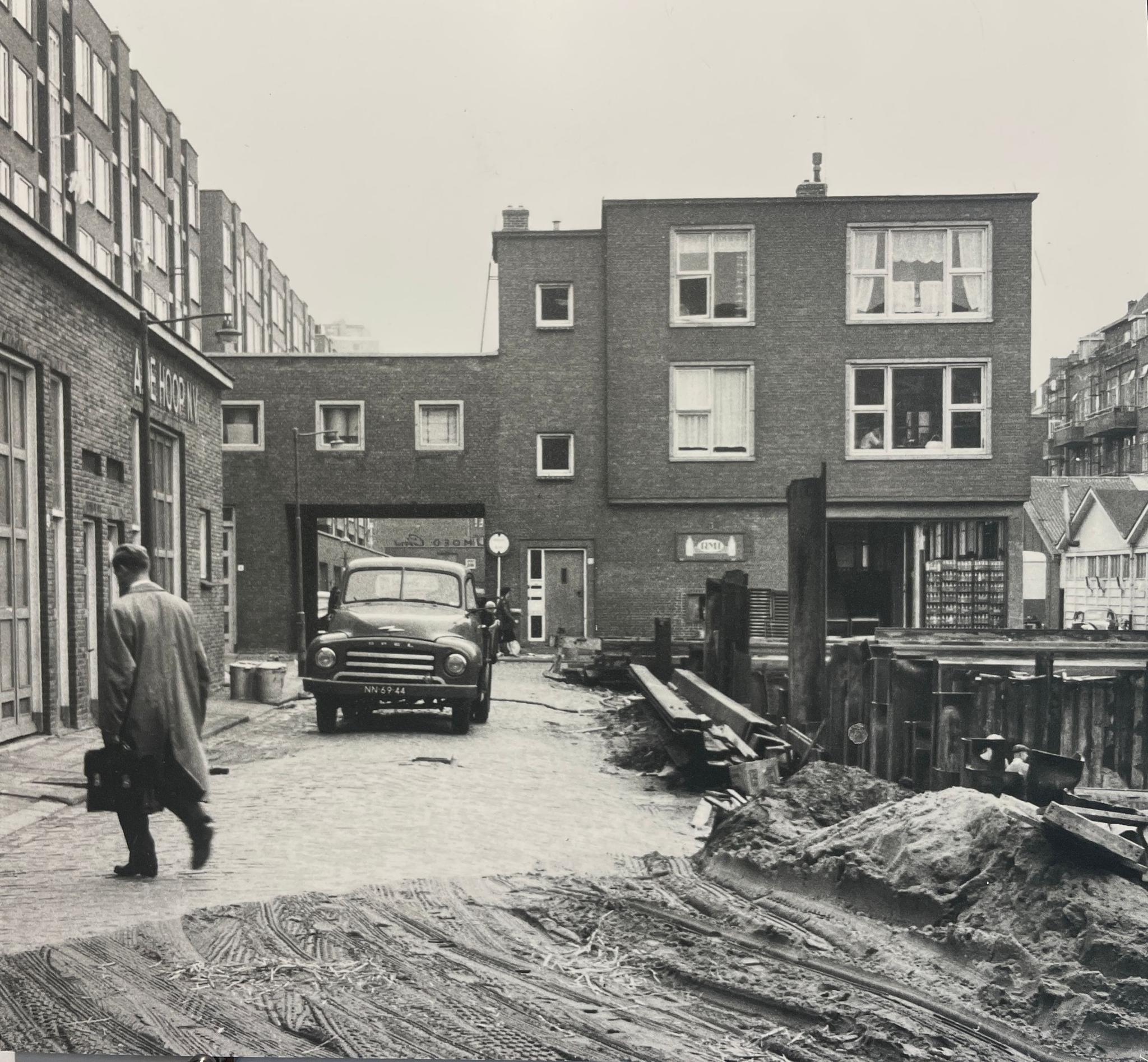 Blekerstraat, ca. 1960 - Jan Roover 